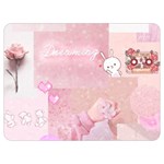 Pink Aesthetic, Clouds, Cute, Glitter, Hello Kitty, Pastel, Soft Premium Plush Fleece Blanket (Extra Small)