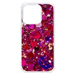 Pink Glitter, Cute, Girly, Glitter, Pink, Purple, Sparkle iPhone 14 Pro TPU UV Print Case