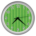 Punch Hole Wall Clock (Silver)