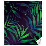 Tree Leaves Canvas 8  x 10 