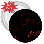 Amoled Red N Black 3  Buttons (100 pack) 