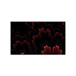 Amoled Red N Black Sticker Rectangular (100 pack)