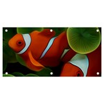 Fish Banner and Sign 6  x 3 