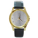 Aluminum Textures, Horizontal Metal Texture, Gray Metal Plate Round Gold Metal Watch