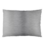 Aluminum Textures, Horizontal Metal Texture, Gray Metal Plate Pillow Case