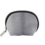 Aluminum Textures, Horizontal Metal Texture, Gray Metal Plate Accessory Pouch (Small)