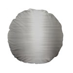 Aluminum Textures, Polished Metal Plate Standard 15  Premium Flano Round Cushions