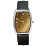Gold, Golden Background ,aesthetic Barrel Style Metal Watch