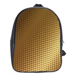 Gold, Golden Background ,aesthetic School Bag (XL)