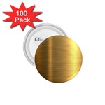 Golden Textures Polished Metal Plate, Metal Textures 1.75  Buttons (100 pack) 