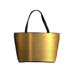 Golden Textures Polished Metal Plate, Metal Textures Classic Shoulder Handbag