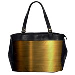 Golden Textures Polished Metal Plate, Metal Textures Oversize Office Handbag