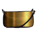 Golden Textures Polished Metal Plate, Metal Textures Shoulder Clutch Bag