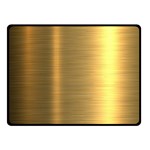 Golden Textures Polished Metal Plate, Metal Textures Two Sides Fleece Blanket (Small)