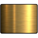 Golden Textures Polished Metal Plate, Metal Textures Two Sides Fleece Blanket (Medium)