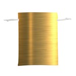 Golden Textures Polished Metal Plate, Metal Textures Lightweight Drawstring Pouch (M)