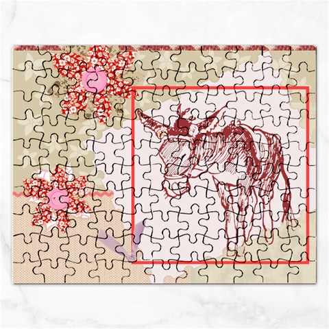 Donkey Jigsaw Puzzle (Rectangular) from ArtsNow.com Front