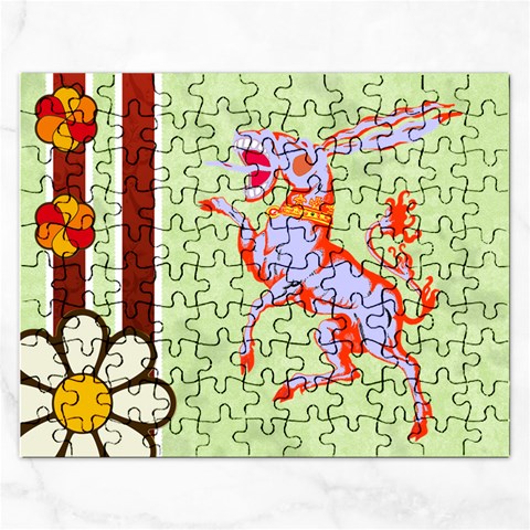 Herald Donkey Jigsaw Puzzle (Rectangular) from ArtsNow.com Front