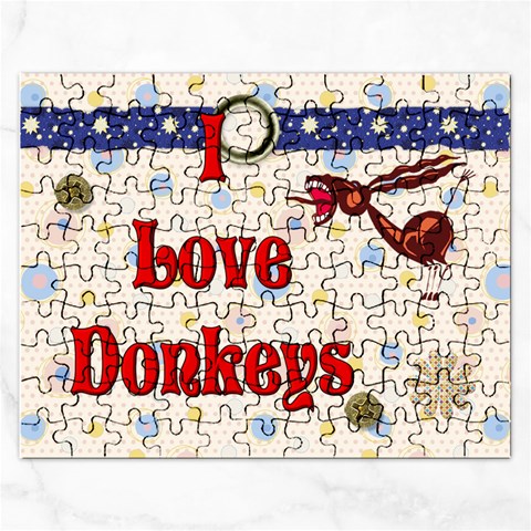 Love Donks Jigsaw Puzzle (Rectangular) from ArtsNow.com Front