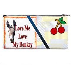 Love my donkey 2 Pencil Case from ArtsNow.com Back