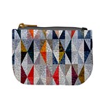 Mosaic, Colorful, Rhombuses, Pattern, Geometry Mini Coin Purse