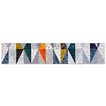 Mosaic, Colorful, Rhombuses, Pattern, Geometry Small Premium Plush Fleece Scarf