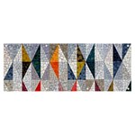 Mosaic, Colorful, Rhombuses, Pattern, Geometry Banner and Sign 8  x 3 