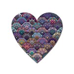 Texture, Pattern, Abstract Heart Magnet