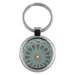 Tile, Geometry, Pattern, Points, Abstraction Key Chain (Round)