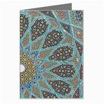 Tile, Geometry, Pattern, Points, Abstraction Greeting Card