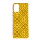 Yellow Floral Pattern Vintage Pattern, Yellow Background Samsung Galaxy S20Plus 6.7 Inch TPU UV Case