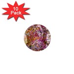 Abstract pink blend 1  Mini Magnet (10 pack) 