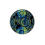 Authentic Aboriginal Art - Circles (Paisley Art) Hat Clip Ball Marker