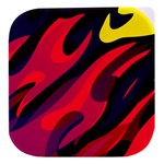 Abstract Fire Flames Grunge Art, Creative Stacked food storage container