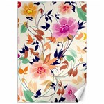Abstract Floral Background Canvas 12  x 18 