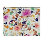Abstract Floral Background Cosmetic Bag (XL)
