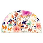 Abstract Floral Background Anti Scalding Pot Cap