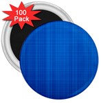 Blue Abstract, Background Pattern 3  Magnets (100 pack)