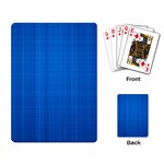 Blue Abstract, Background Pattern Playing Cards Single Design (Rectangle)