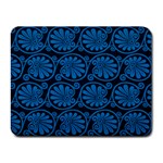 Blue Floral Pattern Floral Greek Ornaments Small Mousepad
