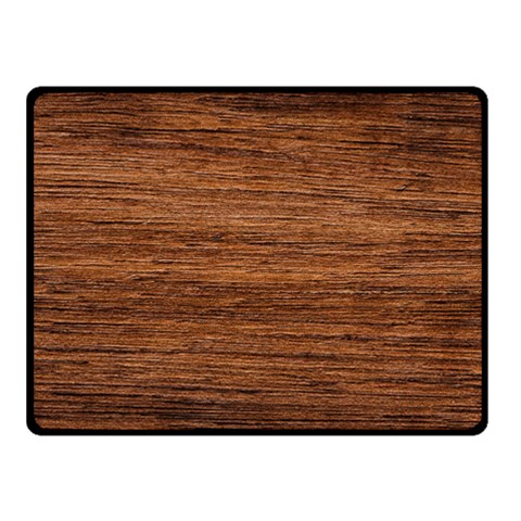 Brown Wooden Texture Two Sides Fleece Blanket (Small) from ArtsNow.com 45 x34  Blanket Front