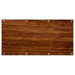 Brown Wooden Texture Banner and Sign 8  x 4 