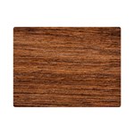 Brown Wooden Texture Premium Plush Fleece Blanket (Mini)