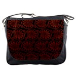 Brown Floral Pattern Floral Greek Ornaments Messenger Bag