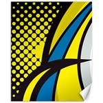 Colorful Abstract Background Art Canvas 11  x 14 