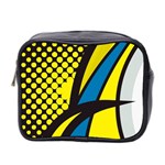 Colorful Abstract Background Art Mini Toiletries Bag (Two Sides)