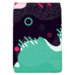Colorful Background, Material Design, Geometric Shapes Removable Flap Cover (L)
