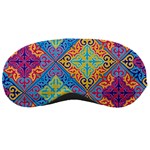 Colorful Floral Ornament, Floral Patterns Sleep Mask