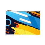 Colorful Paint Strokes Cosmetic Bag (Large)