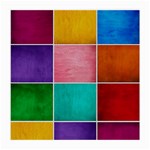 Colorful Squares, Abstract, Art, Background Medium Glasses Cloth